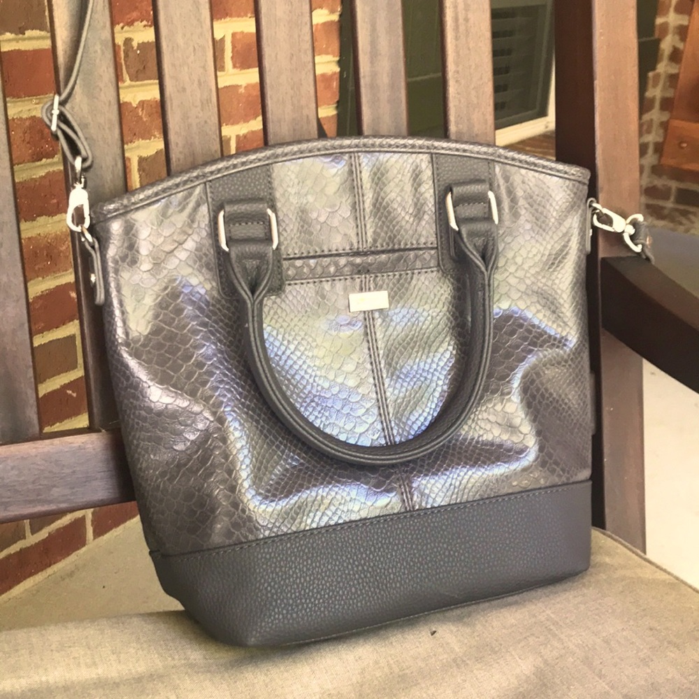 Thirty-One Paris Bag in City Charcoal Snake